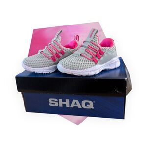 Shaq Sampson Girls Grey/White Sneakers 5C